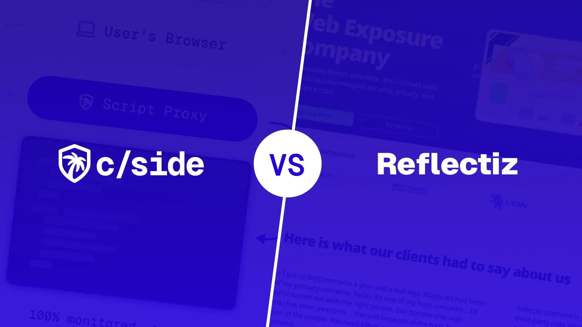 Compare c/side to Reflectiz