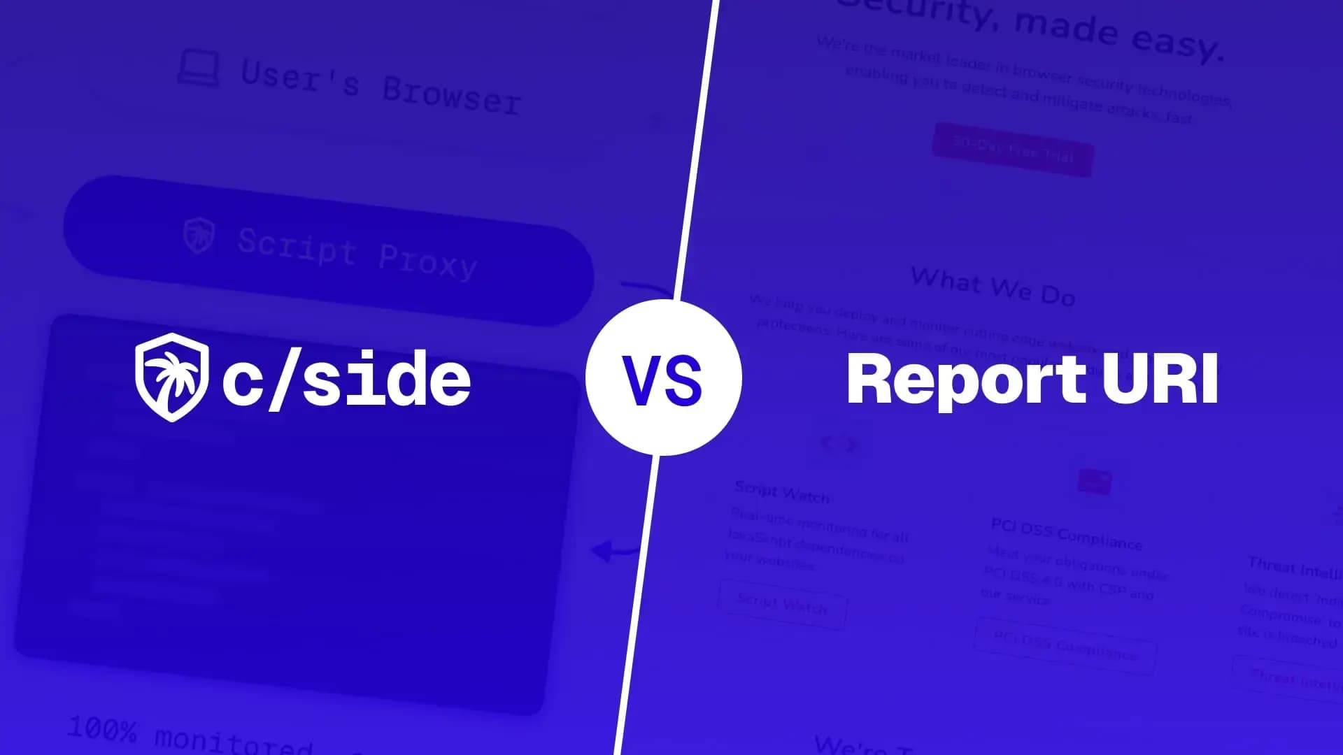 Compare c/side to Report URI